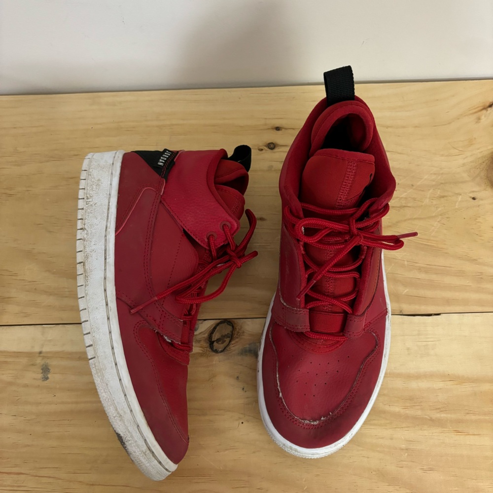 Jordan Kids Bright Red Sneakers